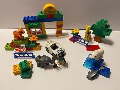Buy LEGO DUPLO 6136-2 My First Zoo (reissue) Set Complete No Box Copied Manual GC • 12.99£