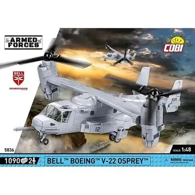 Buy Cobi 5836 1:48 Armed Forces Bell Boeing V-22 Osprey Aircraft Kit 510 Pieces • 70.95£