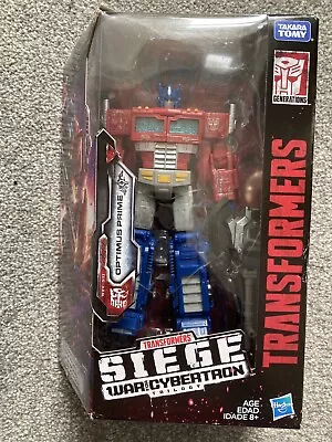 Buy Transformers Generations WFC Siege Voyager Wfc-S11 Optimus Prime Brand New • 58.50£