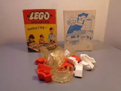 Buy LEGO MURSTEN DENMARK 1950'S CURVET BRICKS SET No 1223 VERY RARE SET VG IN BOX • 4.20£