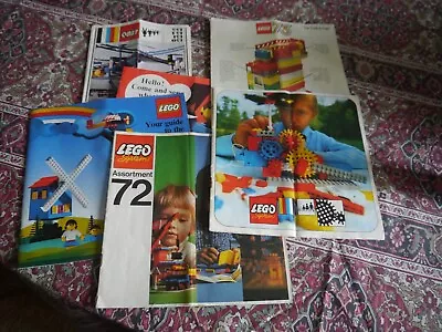 Buy Lego VINTAGE LEGOLAND Guides And Instruction Booklets 70's • 2.50£