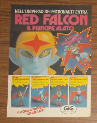 Buy Vintage 1981 Mego MICRONAUTS Red Falcon Print Ad Advert Italian • 4.79£