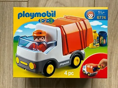 Buy Playmobil 123 6774 Garbage Truck 1 1/2+ • 9.99£