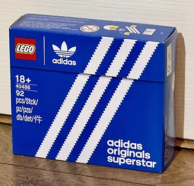 Buy LEGO 40486 Mini ADIDAS Originals Superstar Brand New Sealed Set • 44.99£