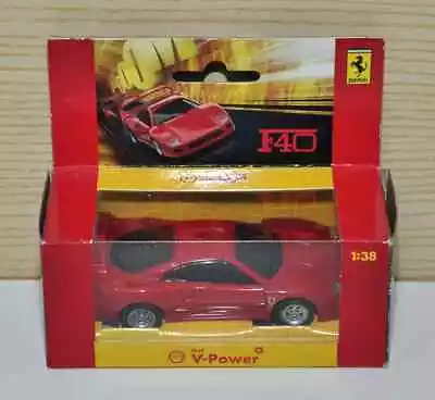 Buy 2006 Hot Wheels Ferrari F40 Shell V-Power 1:38 Scale Sound Backload • 10.28£