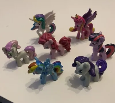 Buy 7 Mini My Little Pony Bundle Ideal Cake Toppers • 10£