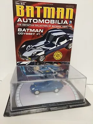 Buy Eaglemoss Automobilia Batman Odyssey #1 Batmobile Issue 63 & Magazine Carded • 4.99£