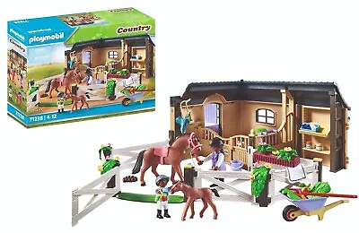 Buy Playmobil 71238 Country Riding Stable Play Set Horses Pony Ponies NEW • 34.99£