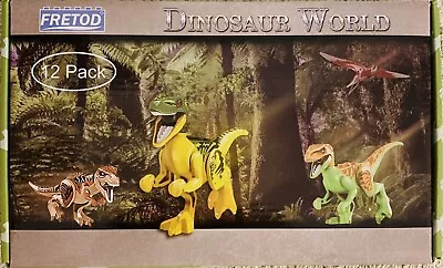 Buy Dinosaur Lego, 12 Different Styles Dinosaurs In One Box . Boy Gift • 11.99£