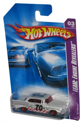 Buy Hot Wheels Team Engine Revealers (2007) White '57 Chevy Toy Car 155/196 • 10.04£