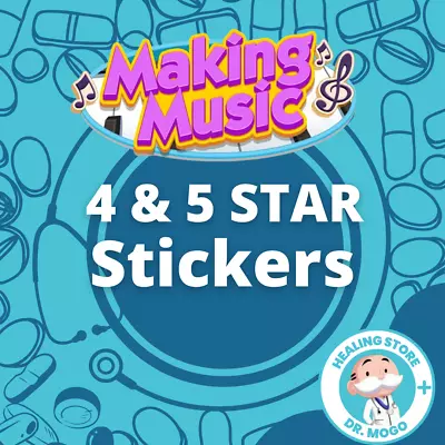 Buy Monopoly Go - Stickers 4 & 5 STAR STICKERS (1ST & 2ND)  🔥🔥🔥 FAST DELIVERY • 7.39£