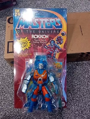 Buy In Stock Masters Of The Universe Origins Rokkon USA Creations Figure Exclusive • 50£
