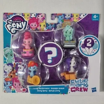 Buy My Little Pony Cutie Mark Crew PARTY PERFORMERS Figure Set Package Damaged • 10.90£
