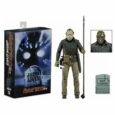 Buy NECA Friday The 13th Part VI Jason Voorhees 7  Action Figure Model Scenes Toys • 28.99£