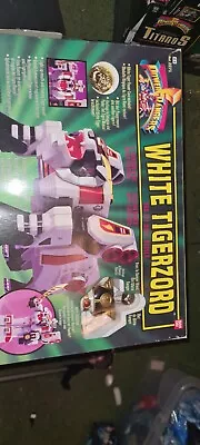 Buy Mighty Morphin Power Rangers White Tigerzord Vintage Bandai Nearly Complete • 75.99£