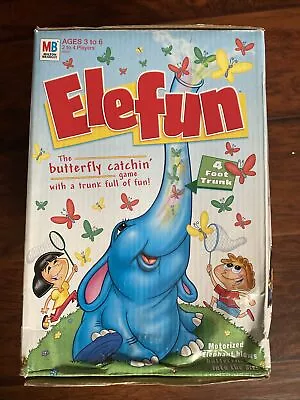 Buy Elefun Butterfly Net Catching Game Milton Bradley Hasbro (2002) Tested Complete • 24.05£