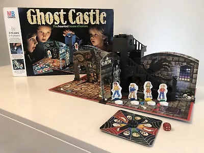 Buy Ghost Castle Board Game By MB Games 1985 100% Complete- Vintage- VGC • 39.99£