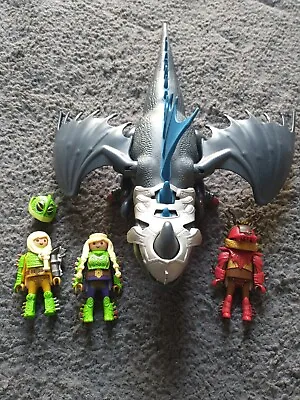 Buy Playmobil How To Train Your Dragon Thunderclaw, Snoutlout & Ruffnut & Tuffnut • 20£