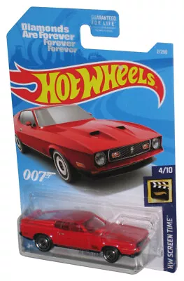 Buy Hot Wheels HW Screen Time 4/10 (2017) Red '71 Mustang Mach 1 Car 2/250 - (007 Di • 15.32£