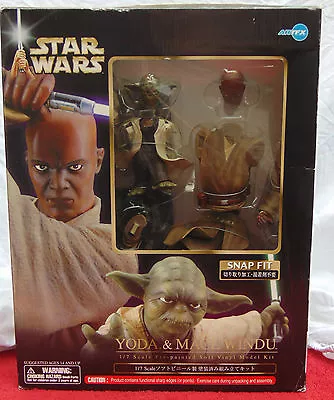 Buy  Kotobukiya 2005 ARTFX 1/7 Scale Action Figure Star Wars Mace Windu & Yoda . • 170£