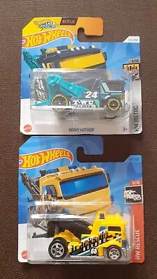Buy 2 New Hot Wheels  Heavy Hitcher Tow Trucks - 2 Different Colours - 2023 + 2024 • 5.98£