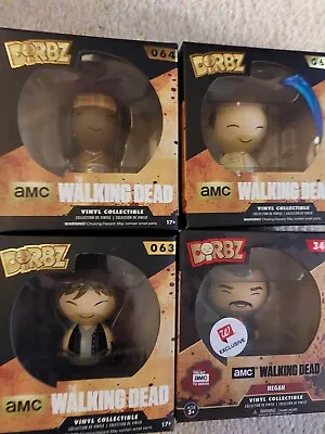 Buy FUNKO DORBZ Walking Dead Rick Negan Michonne Darryl 4 Figures Collection • 27.99£