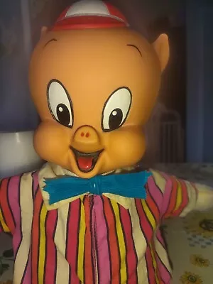 Buy Vtg Mattel Talking Porky Pig Doll 1964 Pullstring Talks Good , Looney Tunes 15  • 120.64£