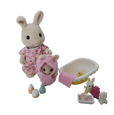 Buy Sylvanian Families Bath Time With Mother Rabbit Bunny  Family Baby Bath Day • 22.50£