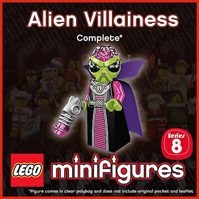 Buy GENUINE LEGO Collectable Minifigures Series 8 Alien Villainess Col08-16 8833 • 8.99£
