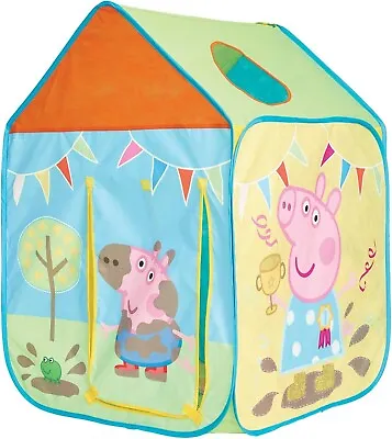 Buy Peppa Pig Wendy House Playhouse - Pop Up Role Play Tent, Pink • 14.99£