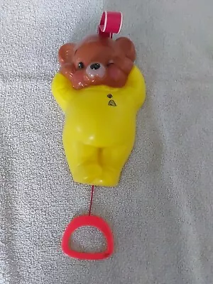 Buy Vintage Fisher Price Music Box Teddy Bear 1981 Lullaby Baby Toy Rare • 9.99£