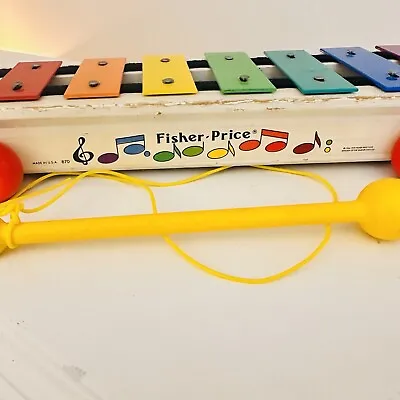 Buy Vintage 1978 Fisher Price Pull-A-Tune  Xylophone Toy • 31.39£