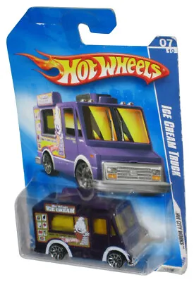 Buy Hot Wheels HW City Works 7/10 '09 Purple Ice Cream Truck Toy 113/190 - (Damaged • 13.93£