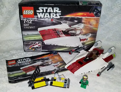 Buy Lego 6207 Star Wars A-Wing Fighter 100% Boxed, Instructions, 2006 2 Figs Vintage • 32.50£