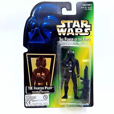 Buy POTF ☆ TIE FIGHTER PILOT Star Wars Power Of The Force Figure ☆ Carded MOC Sealed • 14.99£