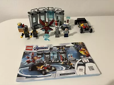 Buy Lego 76167 Marvel Super Heroes: Iron Man Armoury - 100% Complete Excellent Cond • 20£