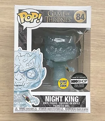 Buy Funko Pop Game Of Thrones Night King With Dagger GITD #84 + Free Protector • 14.99£