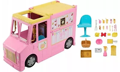 Buy BARBIE DOLL LEMONADE VAN TRUCK WITH KITCHEN Doll Car HPL71 Mattel • 117.71£