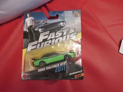 Buy Fast And Furious Dodge Challenger Srt8 New On Card 1/55 • 4.91£