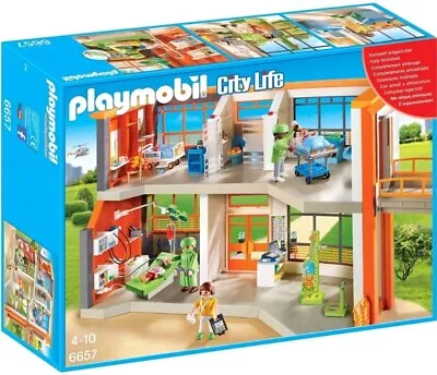 Buy Playmobil Furnished Children's Hospital Set (6657) • 79.99£