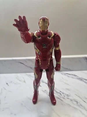 Buy Iron Man Talking Marvel Figure 12  2015 Avengers Light Up Rare Full Working • 4.99£