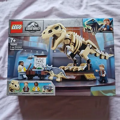 Buy Lego 76940 Jurassic World: T Rex Dinosaur Fossil Exhibition Set • 27.99£