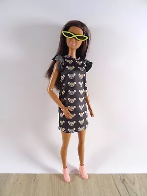 Buy Barbie Fashionista Doll Asian Face Summer Dress Printed As Pictured (14378) • 10.22£