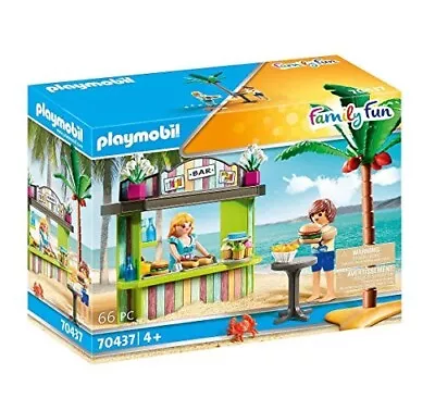 Buy Playmobil 70437 Family Fun Beach Hotel Beach Snack Bar, For Children Ages 4+ • 9.99£