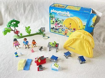 Buy Playmobil Summer Fun Camping Set 5435, Boxed, Very Nearly Complete • 8£