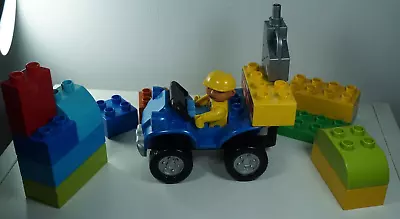 Buy Lego Duplo Set  Bob The Builder & Scrambler Quad Bike ATV Vehicle & Bricks • 11.95£