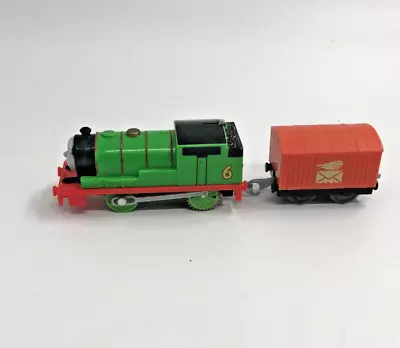Buy Trackmaster Thomas And Friends Percy Motorised Train With Wagon Mattel Gullane • 9.99£