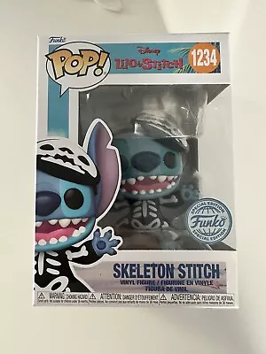 Buy Stitch #1234 Skeleton Suit | FUNKO POP! | Disney’s Lilo & Stitch | Animation • 25£