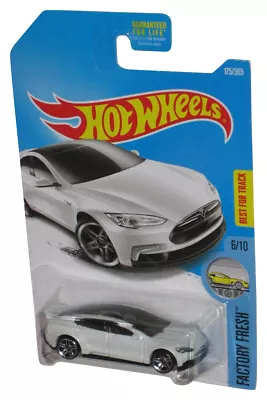 Buy Hot Wheels Factory Fresh 6/10 (2015) White Tesla Model S Toy Car 175/365 • 19.92£