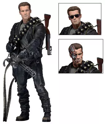 Buy NECA Terminator 2: Judgment Day T-800 Arnold Schwarzenegger Action Figure 7  UK • 34.31£